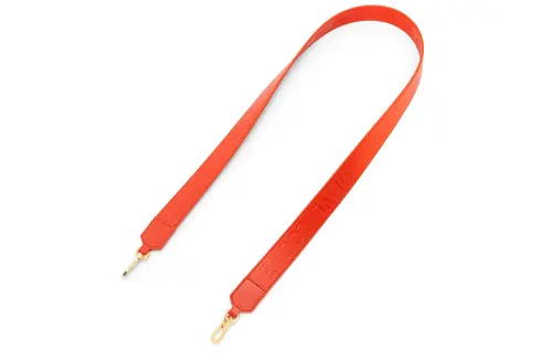 LOEWE Satin Calfskin Bag Straps Women's Red