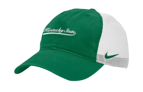 Nike Embroidery Letter Cotton, Polyester Baseball Caps Unisex Green