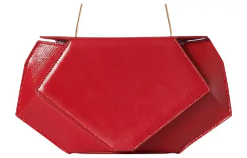 THE ROW Sheepskin Handheld Shoulder Bag, Crossbody Bag Women's Red