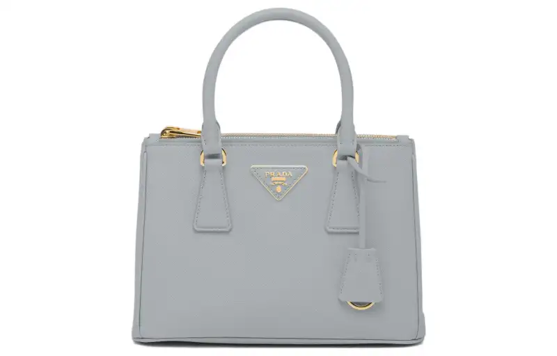PRADA Galleria Killer Bag Leather Shoulder Bag, Crossbody Bag, Handbag Small Women's Cornflower Blue