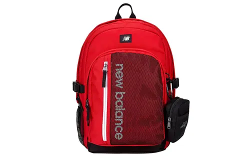 New Balance Polyester Backpack Regular Unisex Red
