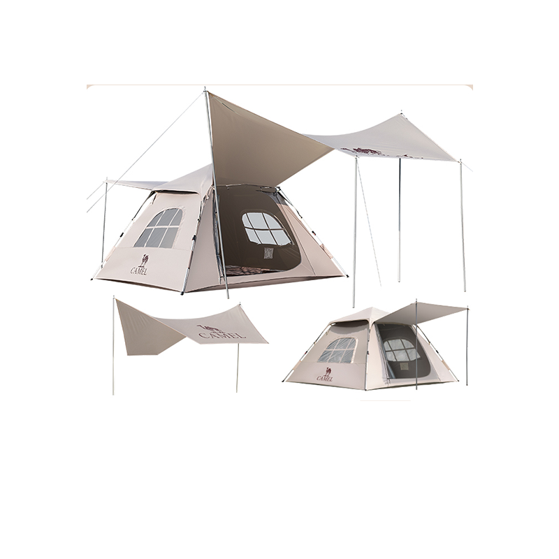 CAMEL Camping Tent One Bedroom And Two Living Rooms Camping Automatic Tent