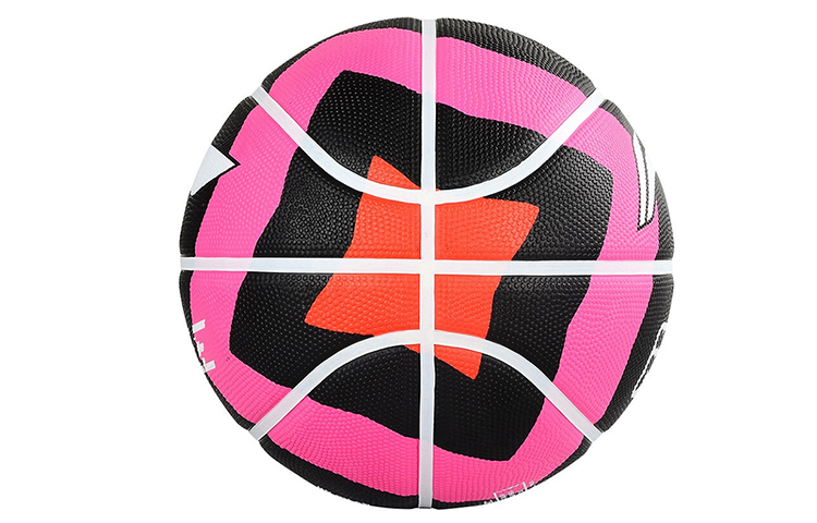 Li Ning China Mainland Version Rubber Basketball Black Pink Green Blue 5/Size 7 Training Unisex
