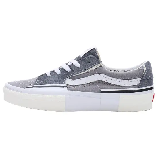Vans SK8 Skateboarding Shoes Unisex Low-top Grey/white