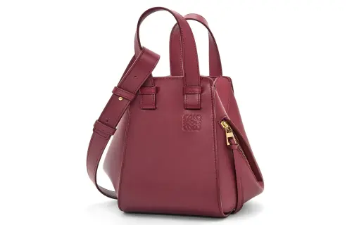 LOEWE Calfskin Shoulder Bag, Crossbody Bag, Handbag Women's Burgundy