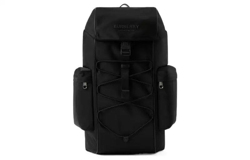 Burberry Nylon Backpack Regular Men's Black