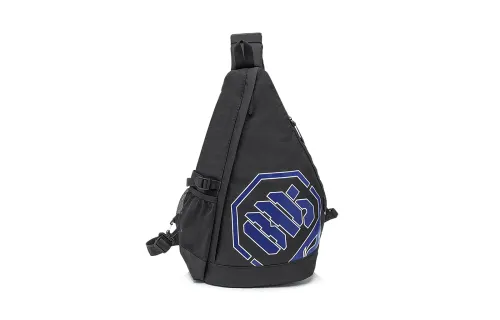 Li Ning Badfive Polyester Shoulder Bag, Crossbody Bag Regular Unisex Black