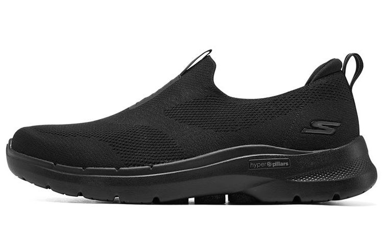 Skechers Skechers Go Walk 6 mesh lazy sports low-top lifestyle shoes men's all black