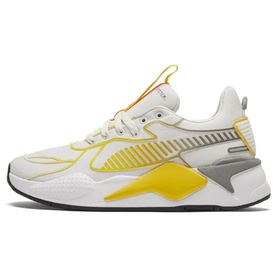 PUMA RS-X Lifestyle Shoes Women's Low-top Gray/Yellow