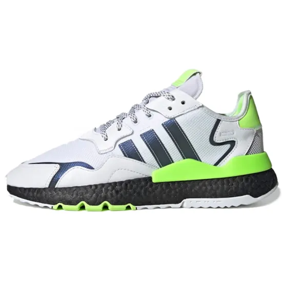 Adidas Nite Jogger Cloud White Signal Green