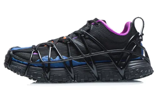 Li Ning 21 Spring Summer Paris Fashion Week Runway Mix Ace Low top Sports Casual Shoes Women's Black