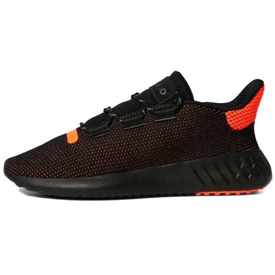 Adidas Originals Tubular Dusk Lifestyle Shoes Men Low-top Black/Orange