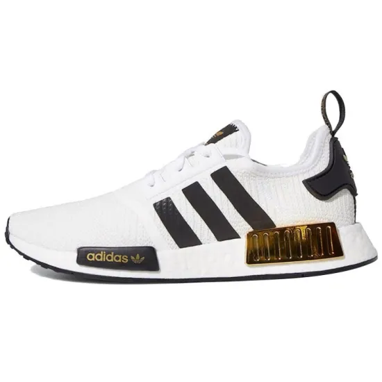Adidas NMD R1 White Black Gold