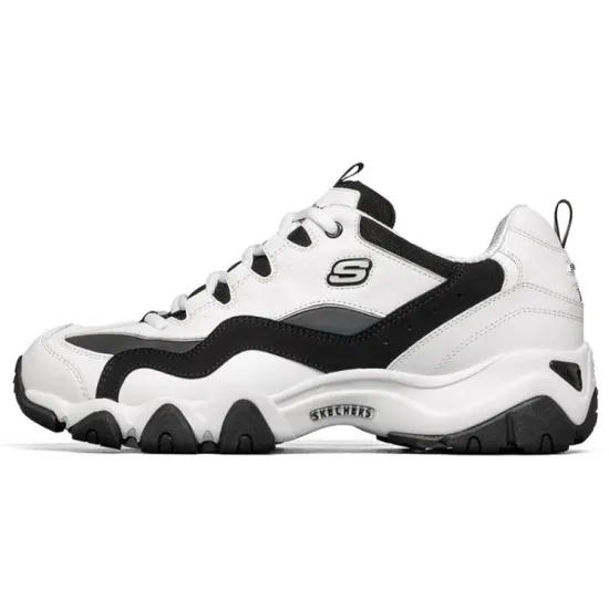 Skechers D Lites 2.0 Running Shoes White/Black/Grey