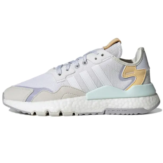 Adidas Originals Nite Jogger Lifestyle Shoes Women's Low-top White/gray/purple
