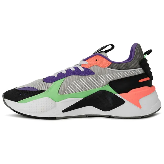Puma RS-X Lifestyle Shoes Unisex Low-top Purple/orange/black/green/gray