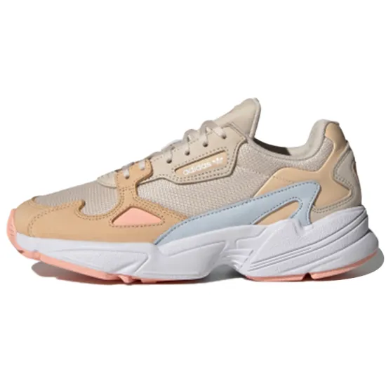 Adidas Originals Falcon Lifestyle Shoes Women's Low-top Brown/blue/pink
