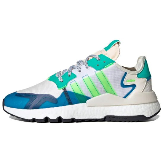 Adidas Originals Nite Jogger 'White Green Blue'