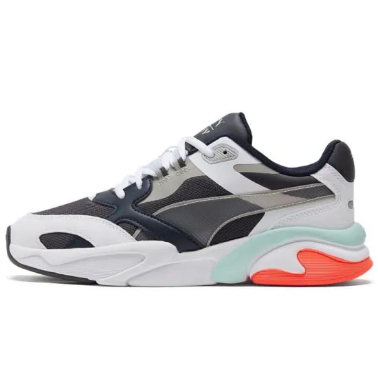PUMA X-RAY Lifestyle Shoes Unisex Low-top White/Black/Orange