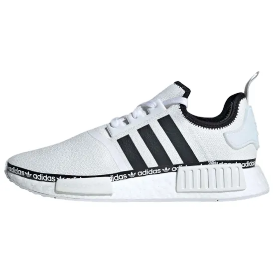 Adidas NMD R1 Cloud White Logo Strip