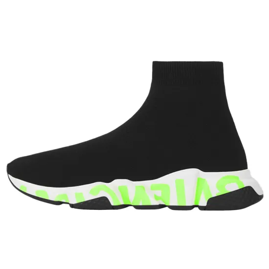 Balenciaga Speed Black Fluo Green