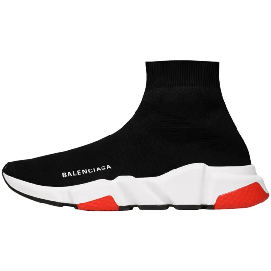 Balenciaga Speed Trainer Mid 'Black Red' Men's