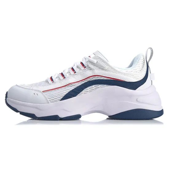 LiNing Aurora WindWalker Slip Resistant Breathable Low Top Sports Casual Shoes White
