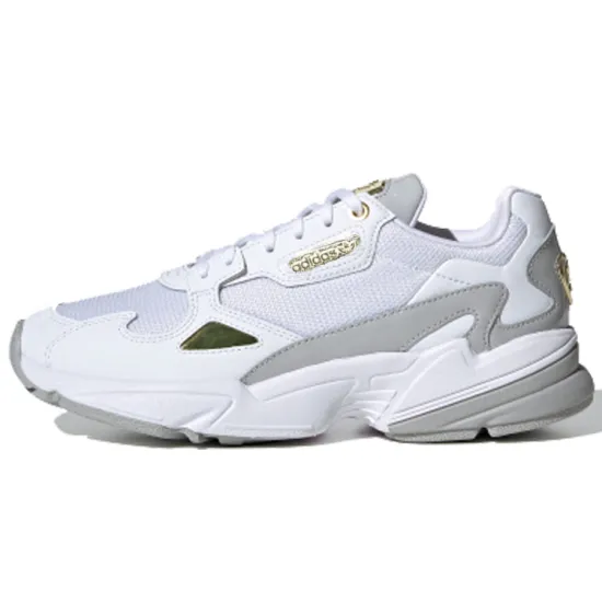 Adidas Falcon White Gold Metallic Women's