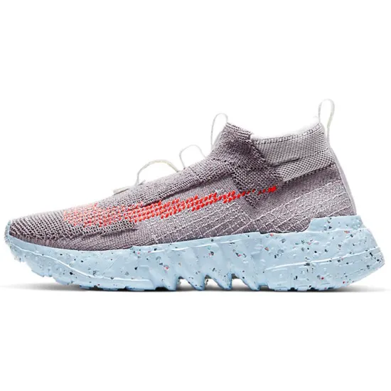 Nike Space Hippie 02 Vast Grey Hyper Crimson