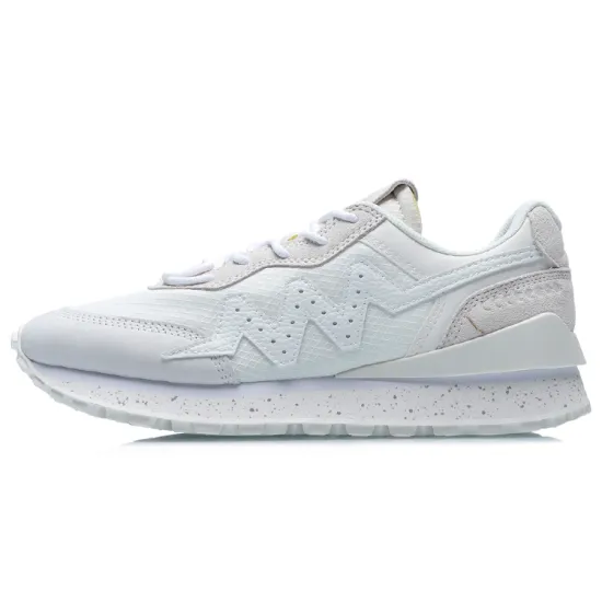 LiNing Wade 001 Cushioned Anti-Slip Wear-Resistant Breathable Lightweight Low-Top Casual Shoes Women's White