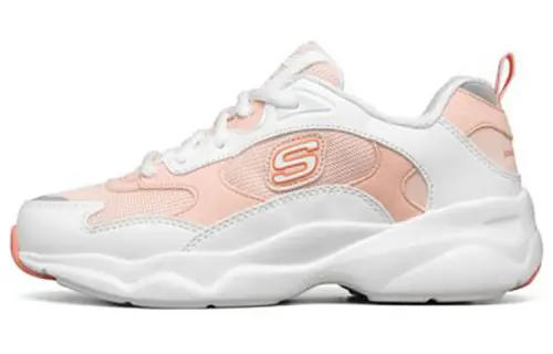 Skechers D Lites Airy Sneakers White/Orange Women's