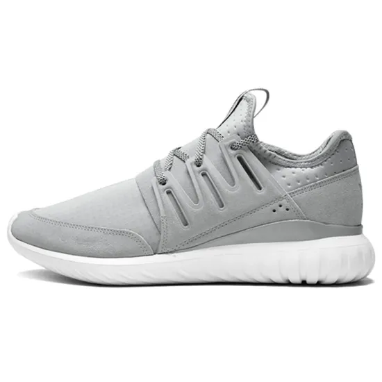 Adidas Tubular Radial Light Grey/Black-Vintage White