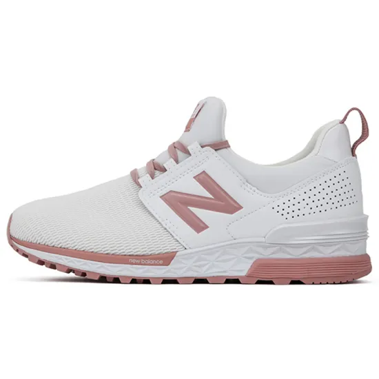 New Balance 574 White Pink Women's