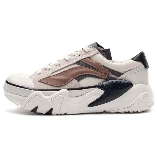 LiNing Wave Casual Shoes Women's Low-Top White Black