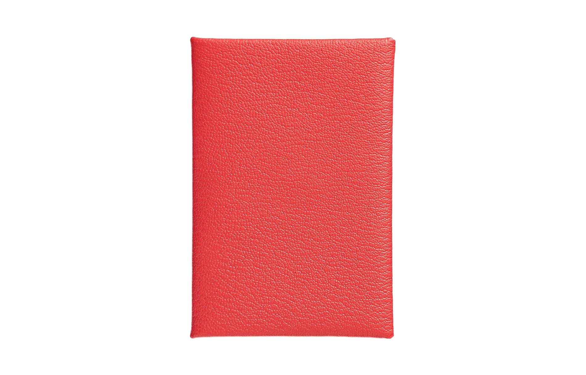 HERMES Calvi Mysore Goat Skin Coin Purse Card Holder, Wallet Women's Texas Pink