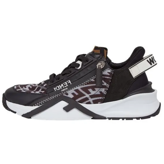 FENDI Women's Flow FF Motif Low 'Black'