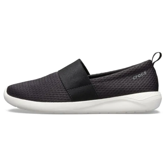 Crocs LiteRide Lifestyle Shoes Women's Low-top Black/white