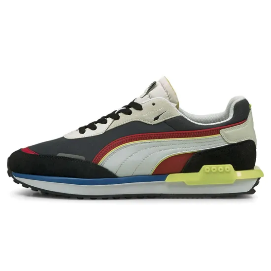 Puma City Rider Lifestyle Shoes Unisex Low-top Grey/Black/Red