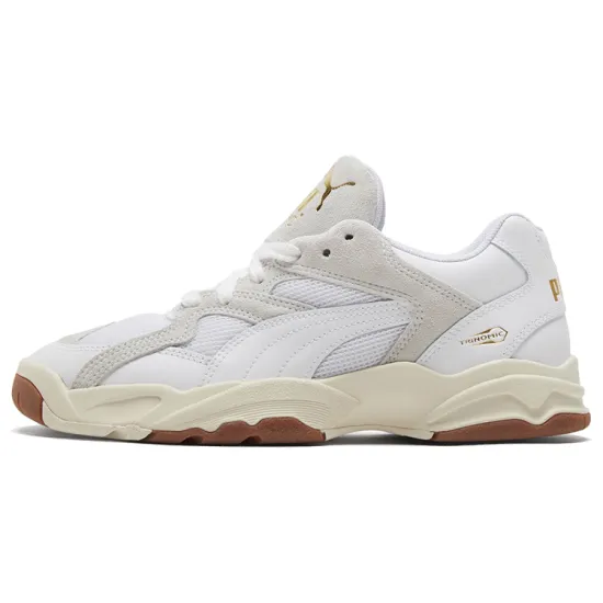 Puma Performer Lifestyle Shoes Unisex Low-top Khaki/White/Gold