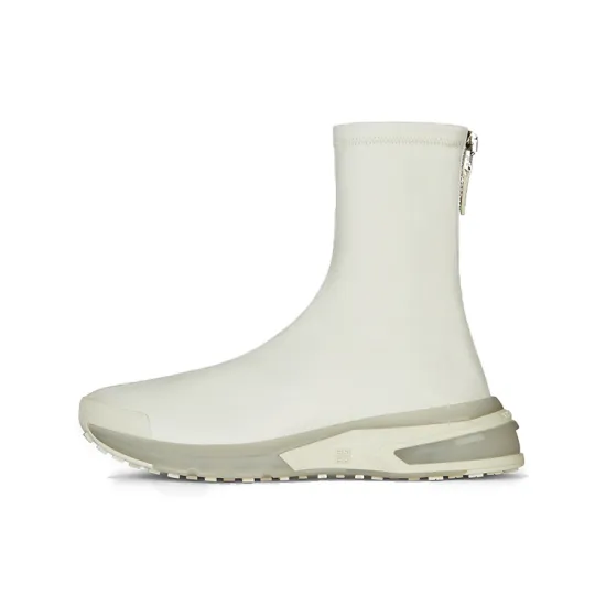 Givenchy Casual Shoes Men High-Top Ecru