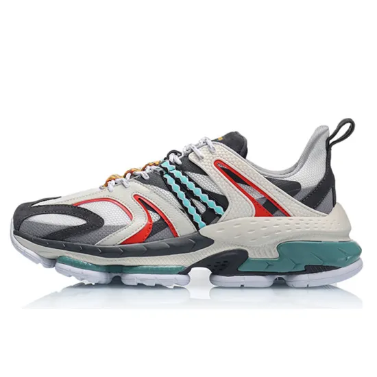 LINING CF Casual Shoes Men Low-Top Gray Blue