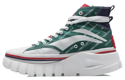 Li Ning Wave BOOT Cushioning Slip Resistant Abrasion Resistant Lightweight High top Casual Shoes Men's