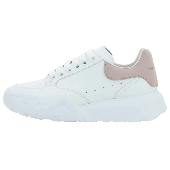 Alexander McQueen Oversized Court Trainer White Patchouli Women's