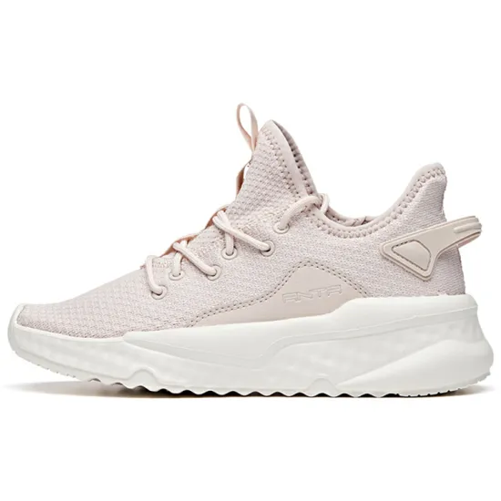 ANTA Life Collection Casual Shoes Women's Low-Top Dusty Pink White