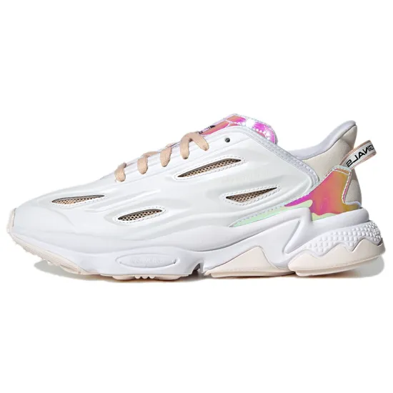 Adidas Originals Ozweego Lifestyle Shoes Women's Low-top White/Gray/Pink/Black