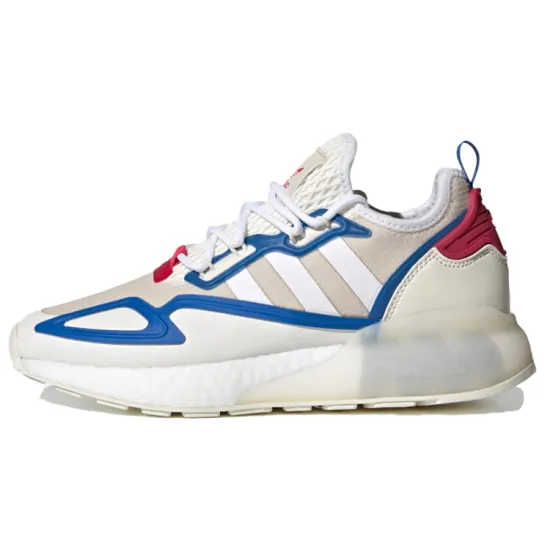 Adidas Originals ZX 2K Boost Lifestyle Shoes Women's Low-top White/Blue/Red