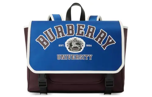【Previous Season】College logo-print backpack