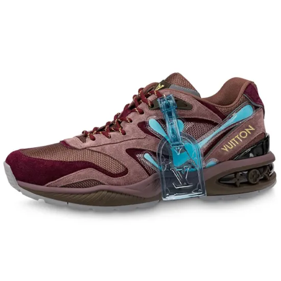 LOUIS VUITTON Trail Sneakers 'Burgundy Blue'