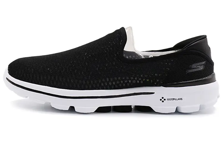 Skechers Go Walk 3 Shoes Black/White