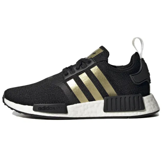 Adidas Originals NMD_R1 Lifestyle Shoes Women's Low-top Black/Gold/White